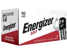Energizer 337, Vienkartinė baterija, Sidabro oksidas (S), 1,55 V, 1 vnt., Sidabras, 0,13 g