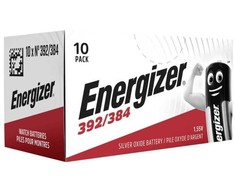 Energizer 384/392, Vienkartinė baterija, Sidabro oksidas (S), 1,55 V, 1 vnt., 45 mAh, Sidabras