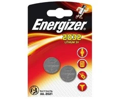 Energizer 7638900248357, Vienkartinė baterija, CR2032, Ličio, 1,5 V, 2 vnt., Lizdinė pakuotė