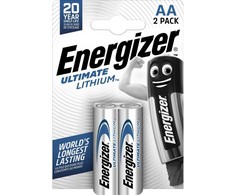 Energizer 7638900262636, Vienkartinės baterijos, AA, Ličio, 1,5 V, 2 vnt., -40–60 °C