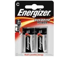 Energizer šarminė maitinimo C, Vienkartinės baterijos, C, Šarminė, 1,5 V, 2 vnt., Cd (kadmis), Hg (gyvsidabris)