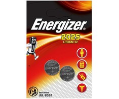 Energizer CR2025, Vienkartinė baterija, CR2025, Ličio, 3 V, 2 vnt.