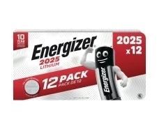 Energizer Knapcelle baterijos CR 2025 ličio 163 mAh 3 V 12 vnt.