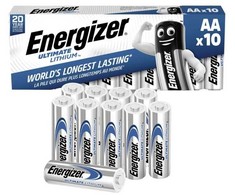 Energizer Ultimate Lithium, Vienkartinės baterijos, AA, Ličio, 1,5 V, 10 vnt., -40–60 °C
