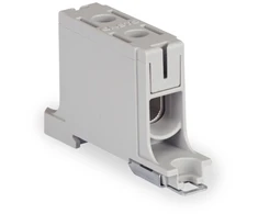 Ensto Gnybtų blokas Pro viengubas pilkas 2,5-50mm² varis, 6-50mm² aliuminis, užveržimo momentas 4 Nm (2,5-4mm²) 12 Nm (6-50mm²), 1000 V AC/DC