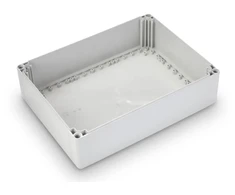 ENSTO Kabelių dėžutė Cubo O ABS 300x400x100 mm pilka RAL7035 lygiais šonais