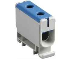 Ensto KE61.2 Dviejų laidų bėgelio jungtis 2,5–50 mm², mėlyna KE61.2
