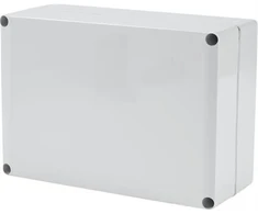 Ensto Cubo S korpusas 175x250x100mm pagrindas 50mm lygūs šonai dangtelis pilkas IP67 PC SPCP182510G
