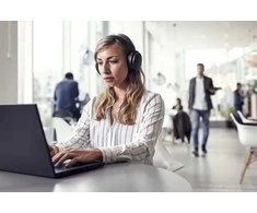 Ausinės Lenovo Epos ADAPT 361 „Bluetooth“ laisvų rankų įranga – USB-C – su USB adapteriu – rūšiavimas – optimizuota „MS Teams“, „Google Meet m.fl.“