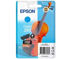 Tusz Epson 250 - 4.8 ml - Cyan - original - opakowanie blistrowe - kartridż su tuszem - fur P/N: C11CL95402