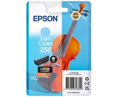Tusz Epson 250 - 5.3 ml - hell Cyan - original - opakowanie blistrowe - kartridż su tuszem - fur P/N: C11CL95402