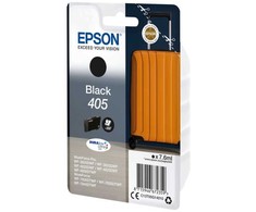 Tusz Epson 405 – 7,6 ml – juoda – originali – lizdinė pakuotė su RF / akustiniu aliarmu – rašalo kasetė – skirta „WorkForce WF-7310, 7830, 7835, 7840“, „WorkForce Pro WF-3820, 3825, 4820, 4825, 4830“