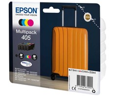 Tusz Epos EPSON C13T05G64010, Multipack, 405, Tinte juoda, cyan, magenta, geltona, do EPSON WorkForce WF-3820, WF-4820, WF-7830