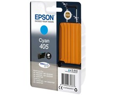 Tusz Epson 405 – 5,4 ml – žydra – originali – lizdinė pakuotė su RF / akustiniu aliarmu – rašalo kasetė – skirta „WorkForce WF-7310, 7830, 7835, 7840“, „WorkForce Pro WF-3820, 3825, 4820, 4825, 4830“