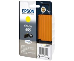 Tusz Epson Epson 405 - 5,4 ml - geltona - originali - lizdinė plokštelė su RF / akustiniu pavojaus signalu - rašalo kasetė - skirta WorkForce WF-7310, 7830, 7835, 7840, WorkForce Pro WF-3820, 3825, 4820, 4825, 4830