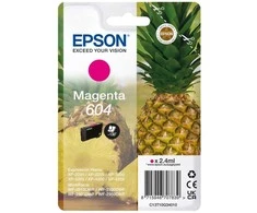 „Tusz Epson 604“ – 2,4 ml – rausvai raudona – originali – lizdinė pakuotė su RF / garsiniu signalu – rašalo kasetė – skirta „Expression Home XP-2200“, „2205“, „3200“, „3205“, „4200“, „4205“, „WorkForce WF-2910“, „2930“, „2935“, „2950“