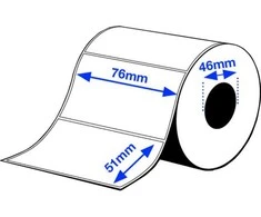 Epson PP MATTE ETIKETĖS PREM DIE-CUT/ROLL 76X51MM 535 ETIKETĖS