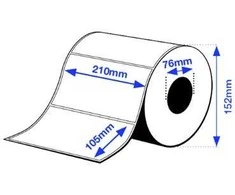 Epson PP MATTE ETIKETĖS PREM DIE-CUT/ROLL 105X210MM 259 ETIKETĖS