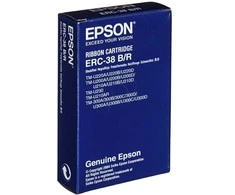 Epson Ribbon C43S015376 / ERC38BR Juodas on Raudona