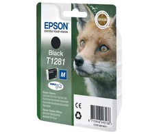 Epson „Fox Singlepack Juodas T1281 DURABrite Ultra“ rašalas, pigmentinis rašalas, 1 vnt.