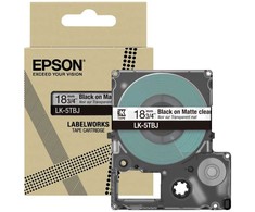 Epson LK-5TBJ - Juodas - Transparent - Thermal transfer - Matte - LabelWorks LW-C410 - 1.8 cm