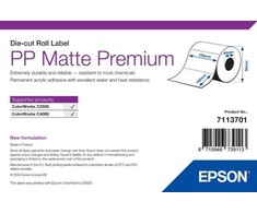 Epson PP MATTE LABEL PREMIUM DIE-CUT/ROLL 105MM X 152MM 185 LABELS