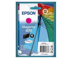 Epson Vieno pakelio rausvai raudoni 406 skėčio DURABrite Ultra rašalas, standartinė talpa, rausvai raudona, 6 ml, 1 vnt., vienas pakelis