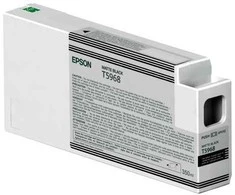 Epson Singlepack Matte Juodas T59680N UltraChrome HDR 350 ml | Epson Epson | T5968 | Epson T5968 - matte juodas - original - ink cartridge | Ink cartridge | Matte juodas