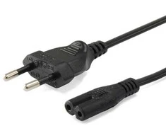 Equip High Quality Power Cord, C7 to 2pin Euro, 3.0m, 3 m, 2-pin, C7 coupler, H03VVH2-F, 250 V, 2.5 A