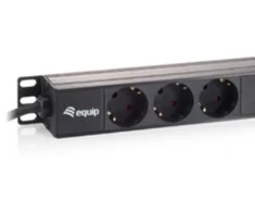 Equip Maitinimo juosta 10'' 1U, 3 prancūziškos jungtys, 250V, max 3500W (333302)