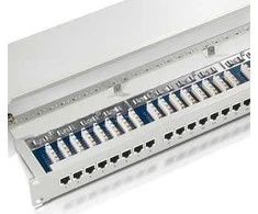 Equip Equip Komutacinė panelė 16x RJ45 Cat5e 19" FTP 1HE šviesiai pilka