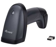 Skaitytuvas kodów kreskowych Equip Barcode Omnidirectional lazerinis Kabelis USB 1D2D juoda