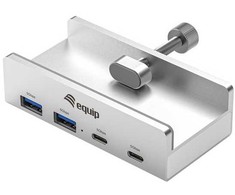 HUB USB Equip 128967 USB šakotuvas ir koncentratorius USB 3.2 Gen 1 (3.1 Gen 1) Type-A 5000 Mbit/s Aliumininis