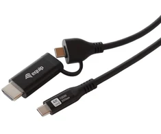 Adapteris AV Equip Equip Adapteris USB-C->USB-C+HDMI PD100W 4K/ 60Hz 3.00m Alu.