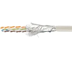 Equip Cat.6 SF/UTP montavimo kabelis, LSZH, vientisas varis, 100m, 100 m, Cat6, SF/UTP (S-FTP), Balta