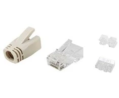 Equip Equip 121176 RJ-45 kištukas Skaidrus, baltas