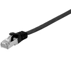 Equip Įrengti Patchkabel Cat6A U/FTP 2xRJ45 3,00 m schwarzFlachLSZH