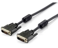 Equip DVI-D Dual Link kabelis, 3,0 m, 3 m, DVI-D, DVI-D, vyriškas, vyriškas, juodas