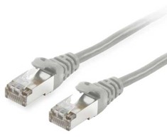 Equip Equip Komutacinis kabelis Cat6 S/FTP 2xRJ45 30.00m pilkas