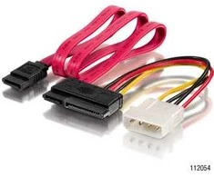 Equip Molex - SATA 22- pin, 0.5m, Multicolor (112054)