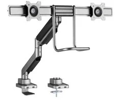Equip Laikiklis biurkowy na 2 monitory 17" - 32" (650161)
