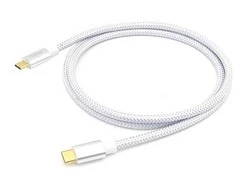 USB kabelis Equip USB-C - USB-C 2 m Baltas (128358)