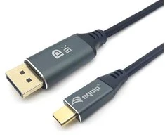 Equip Adapteris AV įranga Įranga Adapteris USB-C -> DisplayPort 8K60Hz 2,00m sw