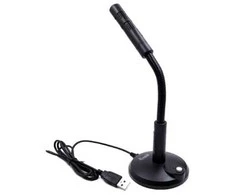 Equip USB stalinis mikrofonas, Stalinis mikrofonas, -47 dB, 100 - 16000 Hz, 2200 omų, Laidinis, USB