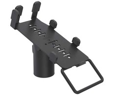 Ergonomic Solutions „SpacePole“ mokėjimo sistema „Verifone P200“ ir „P400 DuraTilt® SP1“ (su rankena), POS laikiklis, juodas, metalinis, 210°, 10–70°, „VeriFone“