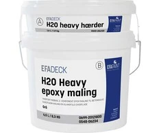 Efapaint As „Efadeck H2O Heavy Pilkas“ su kietikliu, 8 l / 10,09 kg