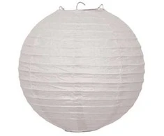 ESPA Baltas ryžių popieriaus šviestuvo gaubtas, 25 cm