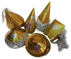 Kepurė ESPA Party hats auksinis 72 pcs