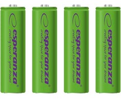 Esperanza EZA104G, Įkraunama baterija, AA, Nikelio-metalo hidrido (NiMH), 1,2 V, 4 vnt., 2000 mAh