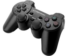 Esperanza TROOPER, Žaidimų pultas, PC, Playstation 3, D-pad, Pasirinkimo mygtukas, Pradžios mygtukas, Analoginis / skaitmeninis, Laidinis, USB 2.0